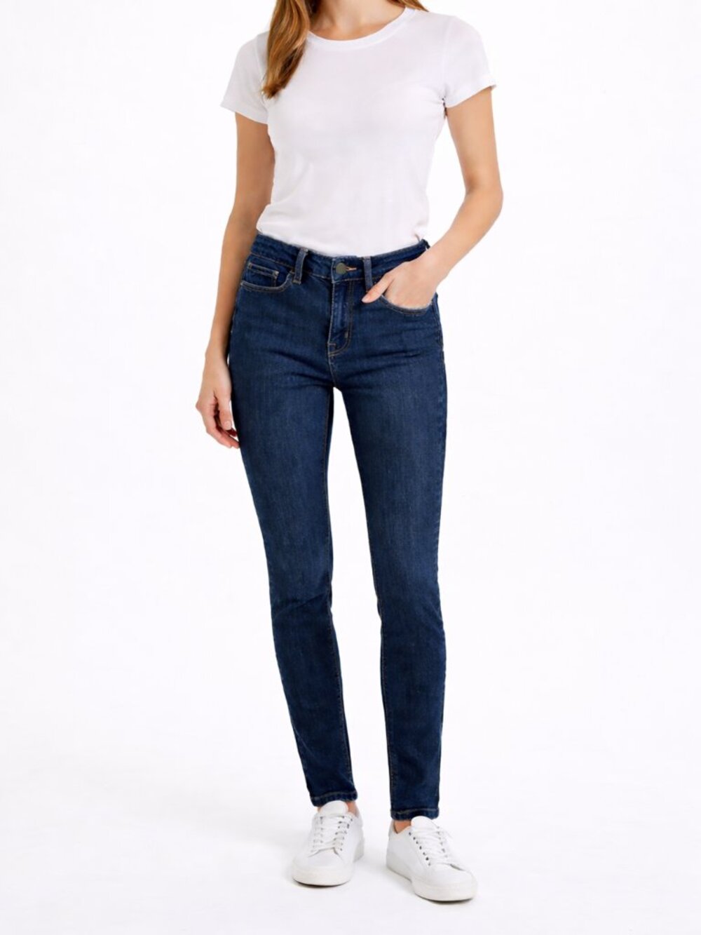 Comptoir Des Cotonniers Ma-demoiselle Slim Jeans | Dark Wash | Size 28